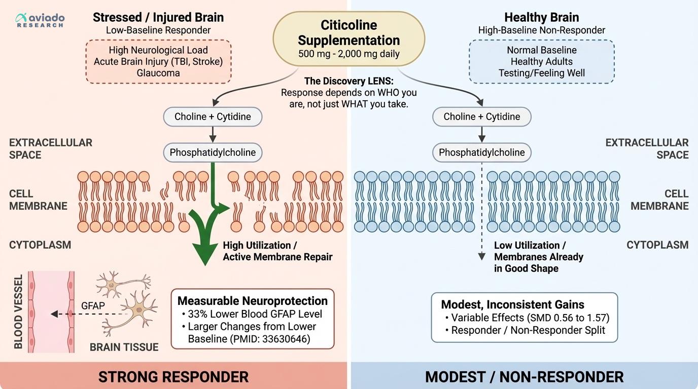 Citicoline Works for Stroke and Glaucoma — But Your Brain May Be a Different Story