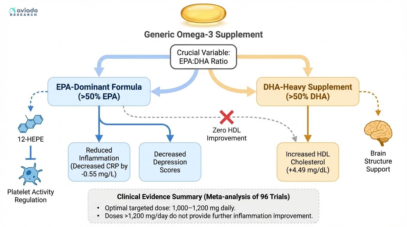 EPA vs DHA: The Ratio in Your Fish Oil Capsule Changes Everything — And Most People Are Taking the Wrong One