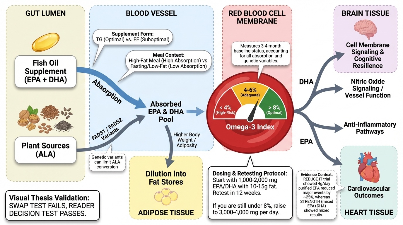 Your Omega-3 Supplement May Be Doing Nothing: The Omega-3 Index Is the Only Way to Know
