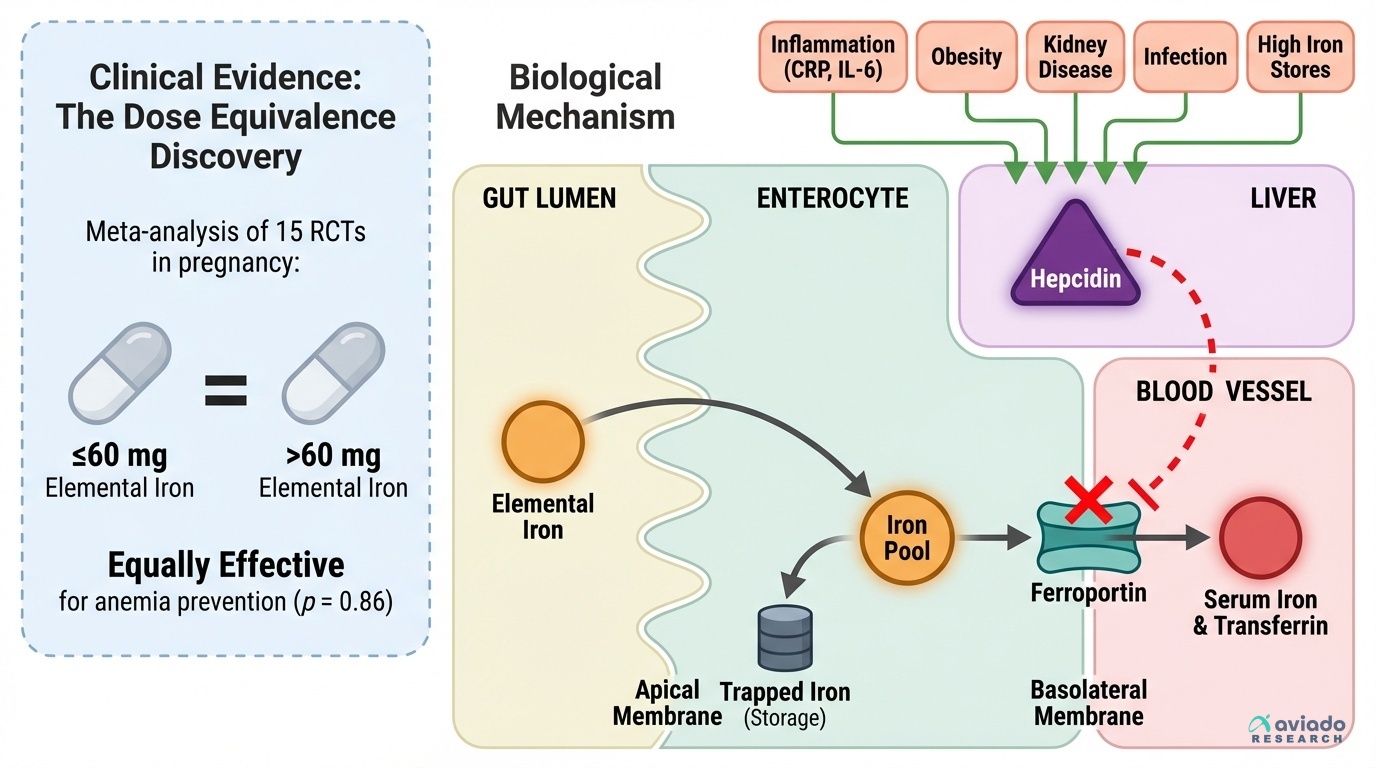 Why Your Iron Supplement Dose May Not Matter—But Your Hepcidin Level Does
