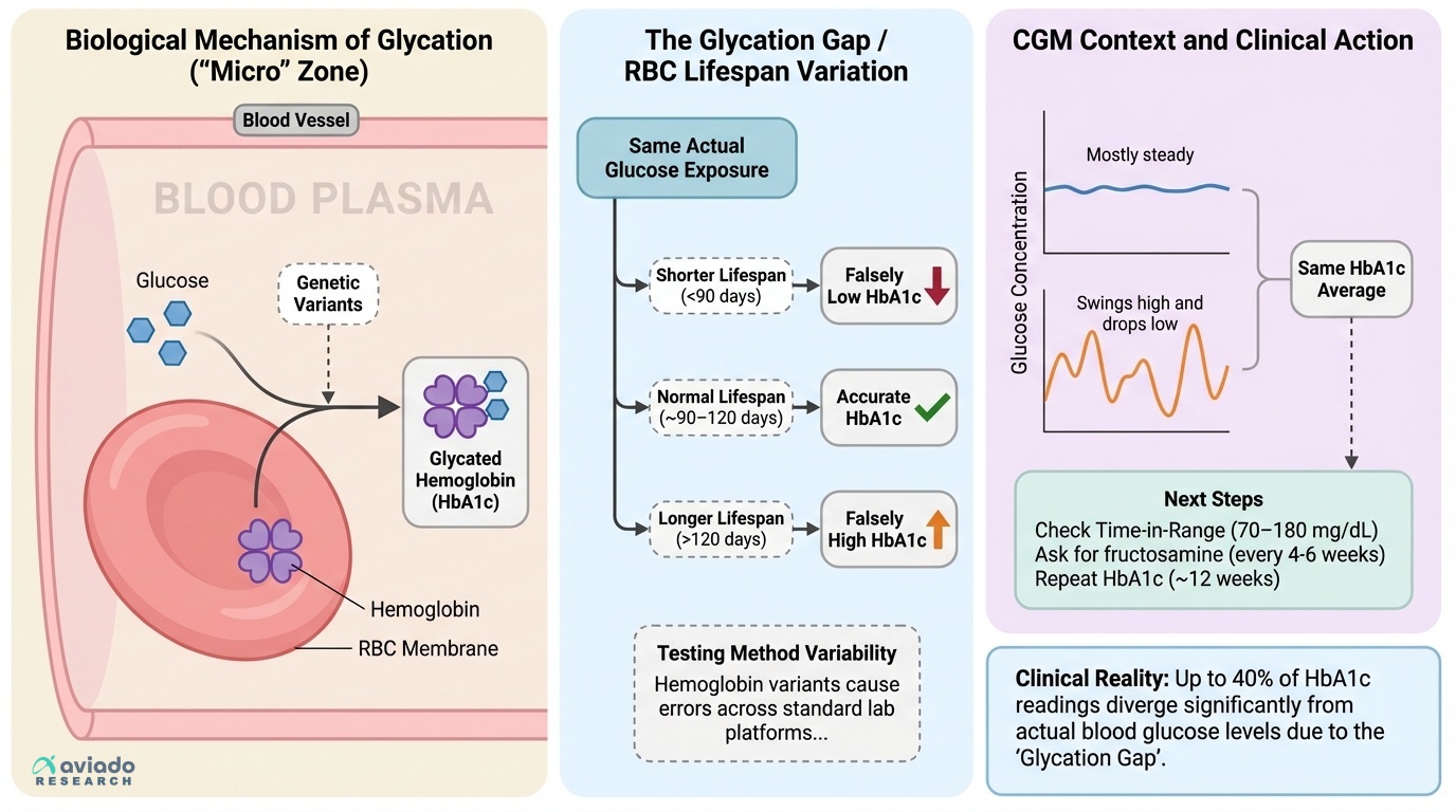Your HbA1c Number May Be Lying to You — And Genetics Explains Why