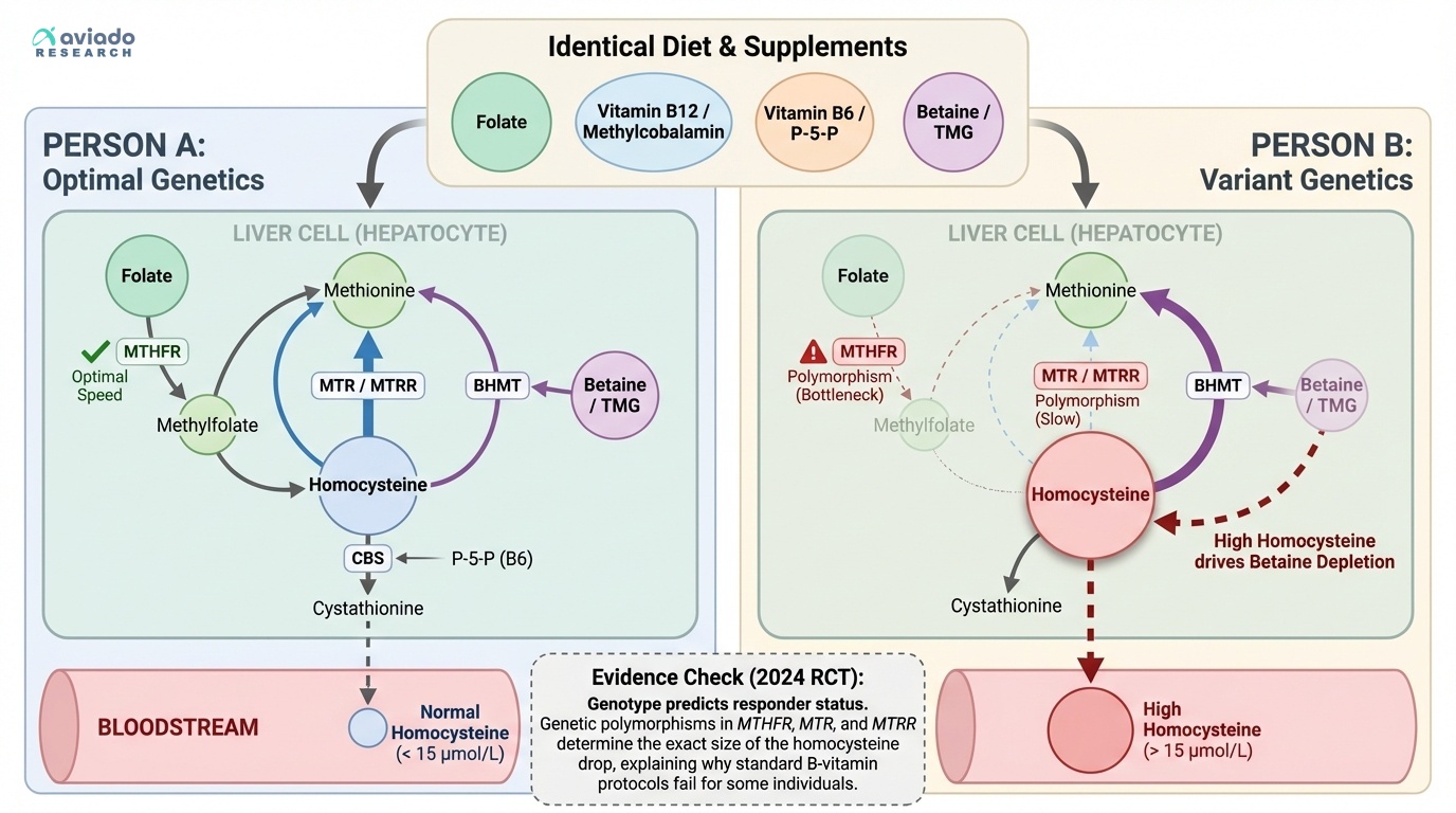 Your Homocysteine Level Is a Personal Report Card on Your Methylation Genetics — Here's How to Read It